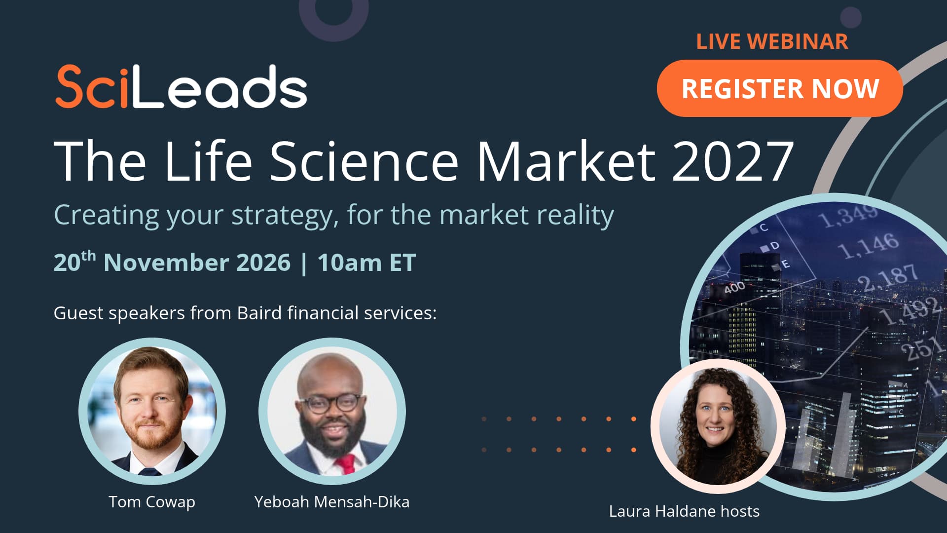 Life Science Market 2027 webinar by SciLeads