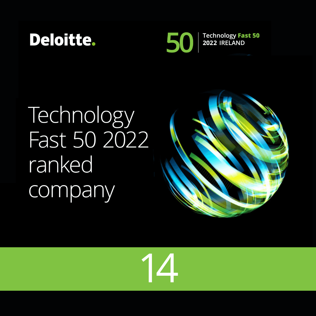SciLeads ranked 14 in the Deloitte Technology Fast 50 Awards 2022
