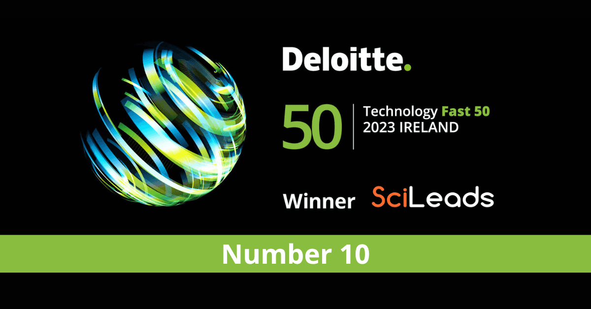SciLeads Ranked 10 in the Deloitte Technology Fast 50 Awards 2023