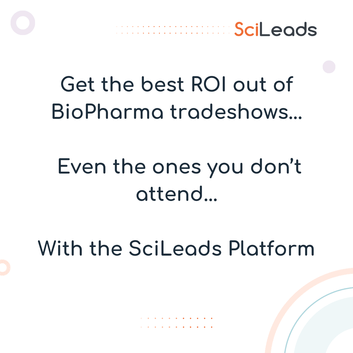 Making the Most of your Tradeshows with SciLeads