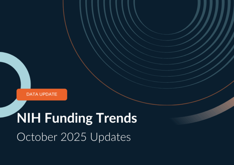 Blog on NIH funding trends in October 2025